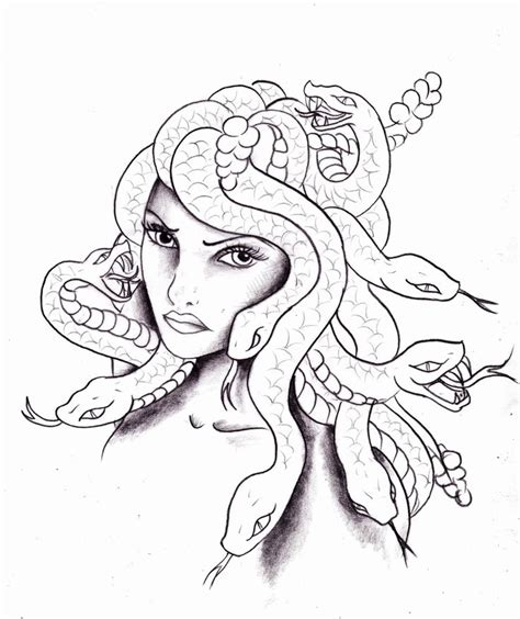 Download Or Print This Amazing Coloring Page Step Free Medusa Coloring Page Artscolors Medusa