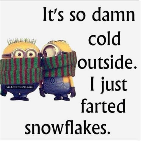 Its So Cold I Just Farted Snowflakes Pictures Photos And Images For