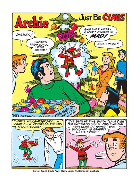 Archie Showcase Digest 11 Christmas Stocking Preview First Comics News