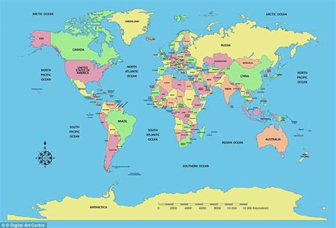 World Map Shows Country Size Based On Population And Not