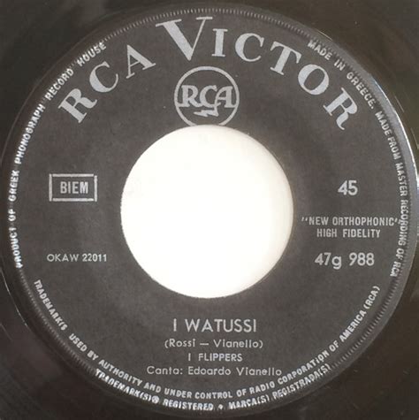 Edoardo vianello e wilma goich ospiti a ieri e oggi presentati da lelio luttazzi (1967). Edoardo Vianello & I Flippers* - I Watussi (1963, Vinyl ...