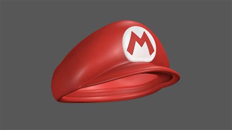 Super Mario Hat 8k Model Turbosquid 1790197
