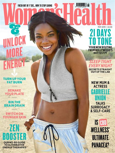 Gabrielle Union Women S Health Magazine Uk May Issue Celebmafia