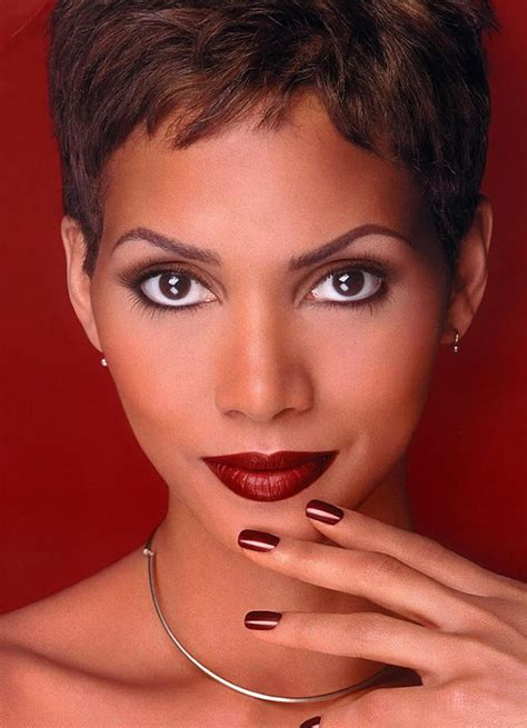 Halle Berry Pixie Haircut