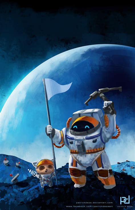 Nautilus And Teemo Conquer The Moon By Patrickdeza On Deviantart
