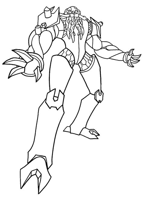Fourarms from ben 10 omniverse. Ben 10 Coloring Pages