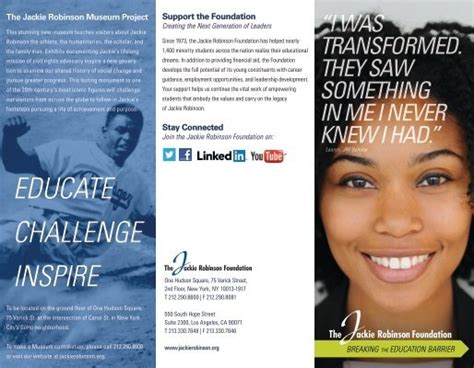 JRF Brochure The Jackie Robinson Foundation