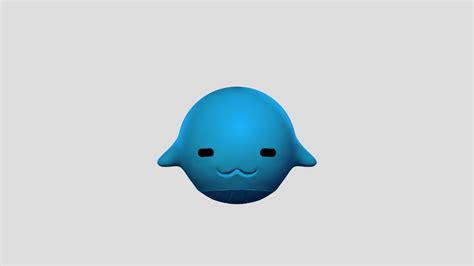 cute whale download free 3d model by julia900414 [6efb82a] sketchfab