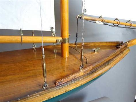 Pond Yacht Rigging Masting Rigging And Sails Model Ship World By