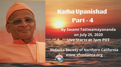 Katha Upanishad Part 4 Swami Tattwamayananda Youtube