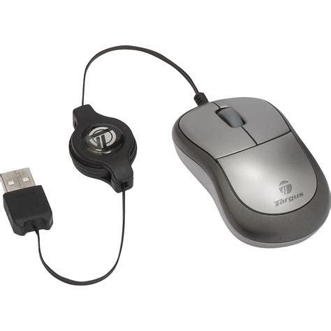 Ultra Mini Retractable Optical Mouse Paum01u Silver