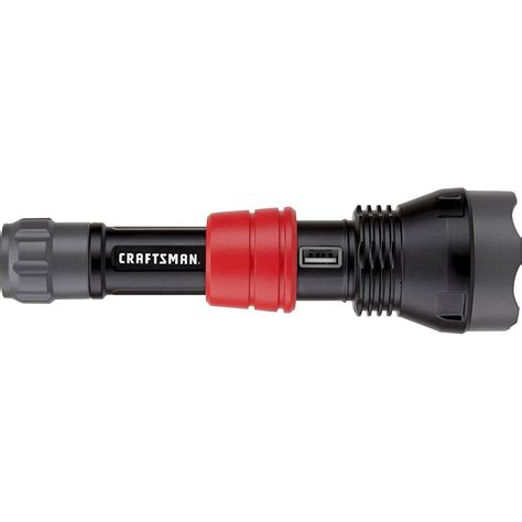 Craftsman Cmxlfb500p Rechargeable 500 Lumen Flashlight With Usb Power