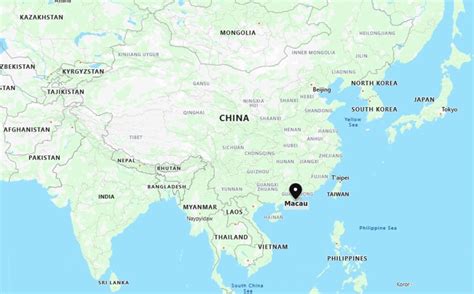 Where Is Macau Where Is Macau Located In The World Map