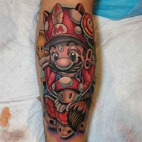 Home Tattoo Spirit Tattoos For Guys Super Mario Tattoo Gaming Tattoo