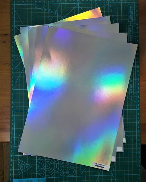 Free Shipping Hologram Eggshell Sticker Paper Sheet 100200pcs Custom