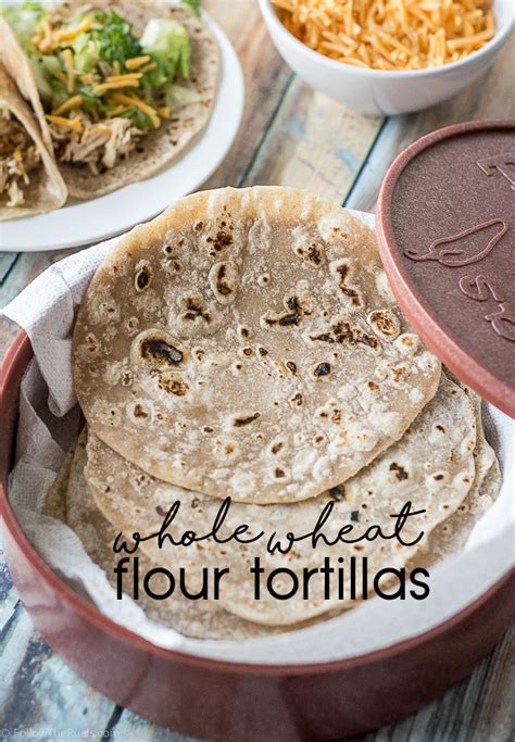 Whole Wheat Flour Tortillas