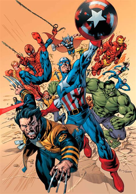 Marvel Universe Poster Comic Art Community Gallery Of Comic Art