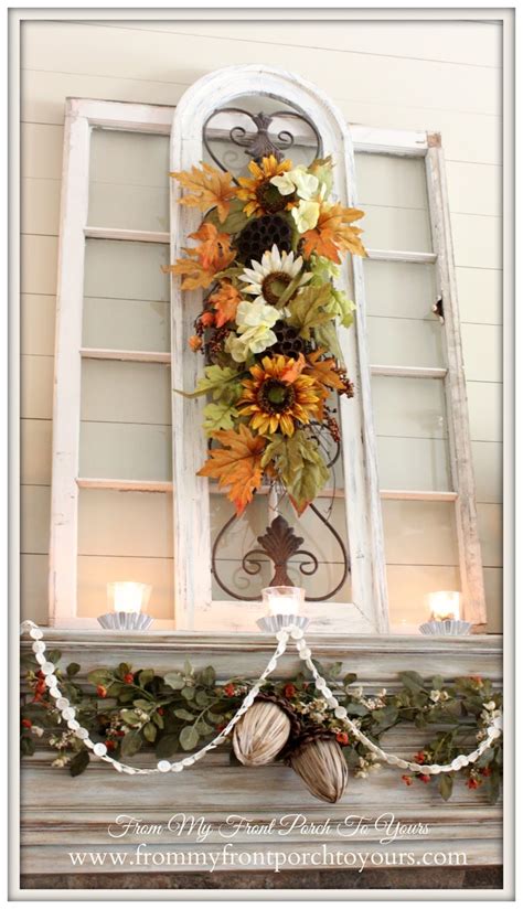 From My Front Porch To Yours French Farmhouse Fall Mantel
