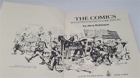 The Comics An Illustrated History Of Comic Strip Art By Jerry Robinson Hardcover