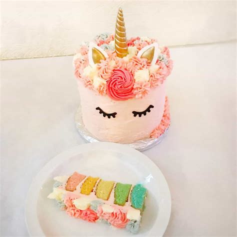 Learn how to draw this super yummy cute cake with an ice cream and cone on top to celebrate draw so cute 300k. How to Make a Super Cute Rainbow Unicorn Cake | pinkscharming