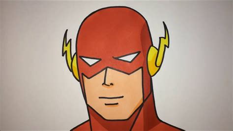 How To Draw The Flash Step By Step Easy Youtube