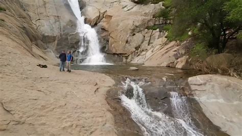Hiking three sisters falls trail. Three Sisters Falls San Diego Dobby Drone - YouTube