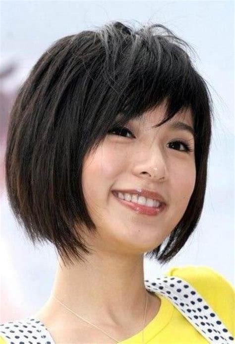 21 Short Hair For Asian Round Face For Medium Length Trend Hairstyle