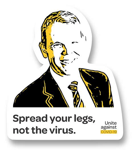 Spread Your Legs Not The Virus Chris Decal — Diverse Graphics