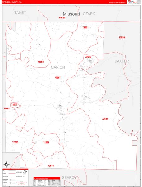 Maps Of Marion County Arkansas