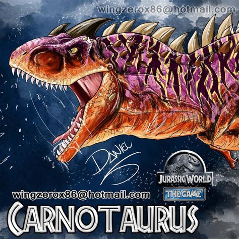 Carnotaurus By Wingzerox Deviantart On Deviantart Jurassic