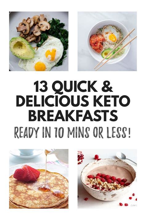 13 Delicious Keto Breakfasts Ready In 10 Minutes Or Less Keto Recipes Easy Healthy Brunch