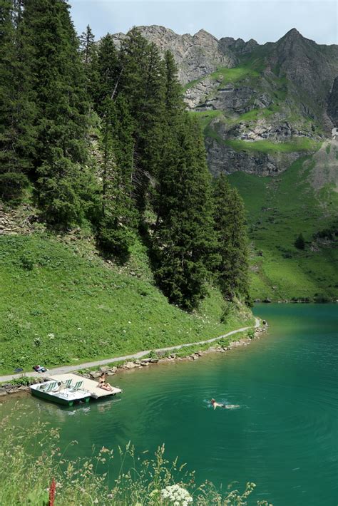 Lac Lioson Vd 1`848 M Bergsee Badesee See Lake Lago Flickr