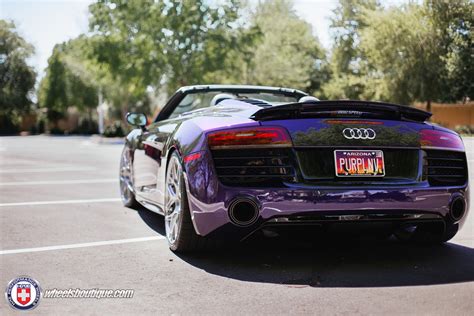 Audi R8 Velvet Purple On Hre P40sc Gallery Wheels Boutique