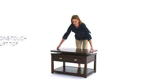 They both can offer storage, function as while the traditional coffee table has reigned supreme, the ottoman is a strong challenger and offers. Ashley HomeStore | Hatsuko Coffee Table with Lift Top ...