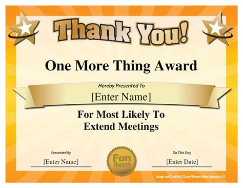 Free Printable Funny Certificate Templates Best Template Ideas