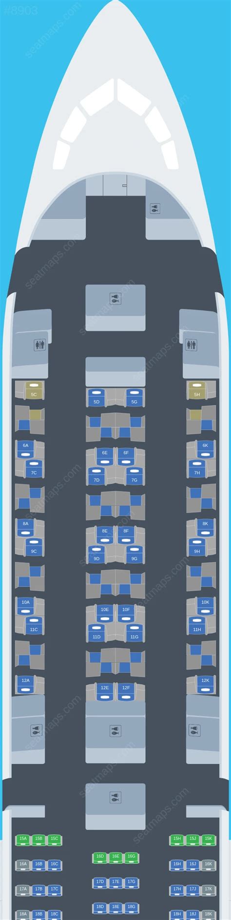 Etihad Airways Boeing 787 Seat Maps Updated 2024