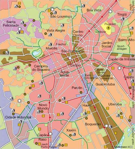 01 8000 111 210 servicio al cliente: Diercke Weltatlas - Kartenansicht - Curitiba - nachhaltige ...