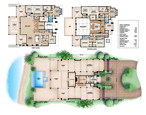 Luxury House Plan 175 1109 4 Bedrm 6189 Sq Ft Home Theplancollection
