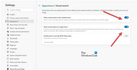 How To Enable Or Disable Visual Search In Microsoft Edge Trendradars