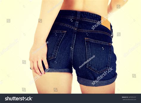 Sexy Woman Body Jeans Shorts Stock Photo 347976101 Shutterstock