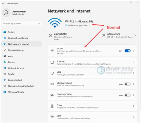 GELÖST: WLAN-Option wird nicht angezeigt - Windows 11 - Driver Easy German