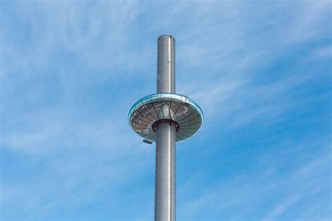 The tower opened on 4 august 2016. British Airways i360 pod, by Marks Barfield Architects