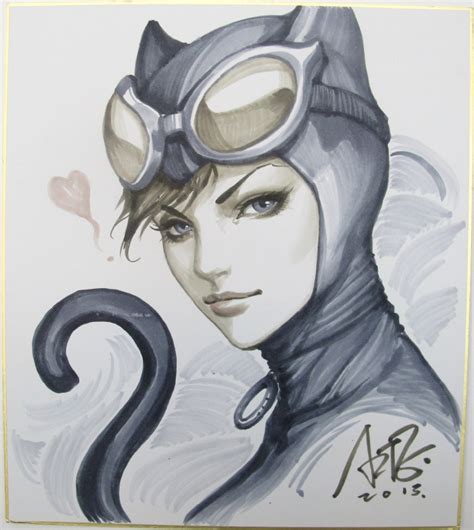 Catwoman Stanley Artgerm Lau In Rashid Bhs Mefcc Sketches Comic Art