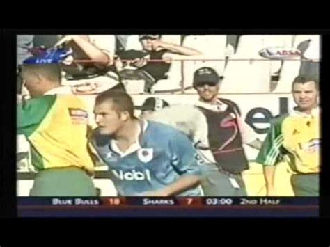But bull sharks can actually regulate the amount of salt that goes into their pee, which means they can live in both environments. 2003 Currie Cup Final Blue Bulls vs Natal Sharks - YouTube