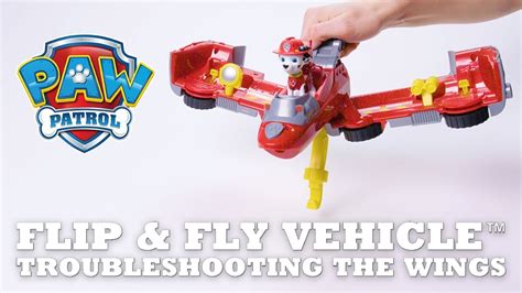Paw Patrol Flip And Fly Vehicles Troubleshooting The Wings Youtube