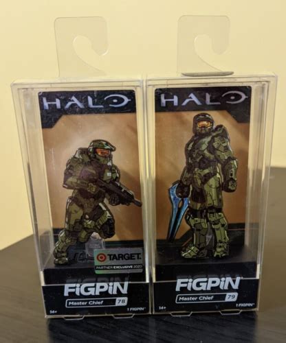 Figpin Halo Master Chief Target Exclusive 78 And Master Chief 79 Ebay