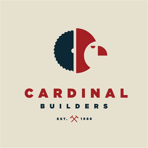logo design, icon design, clean design for Cardinal Builders | Logo design, Icon design, Design