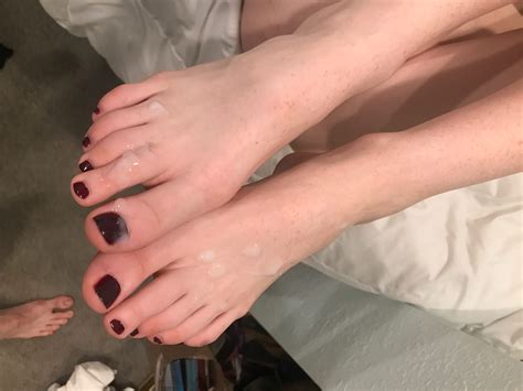 Cummy toes ðŸðŸ Porn Photo