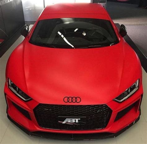 Matte Red Audi R8 Cars And Motor Luxury Cars Audi Red Audi Audi Cars