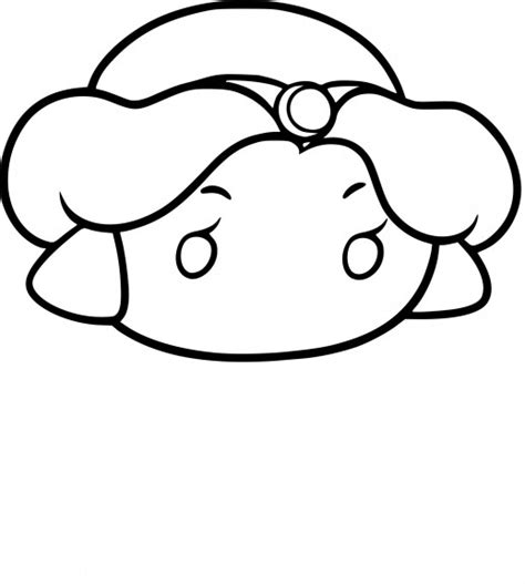 Coco the last jedi marvel's black panther a wrinkle in time marvel studios' avengers: Coloriage Tsum Tsum Jasmine à imprimer